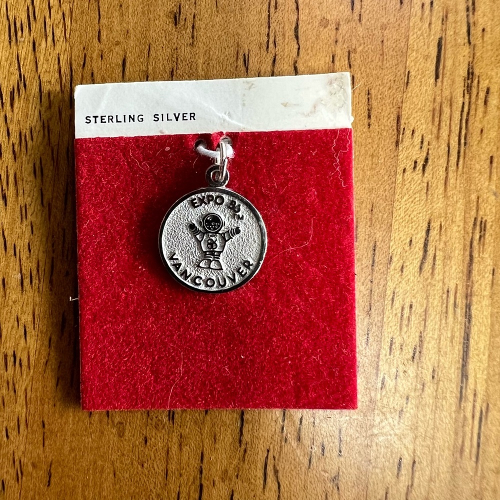 NEW, vintage Expo 86 Vancouver Canada world’s fair sterling silver charm